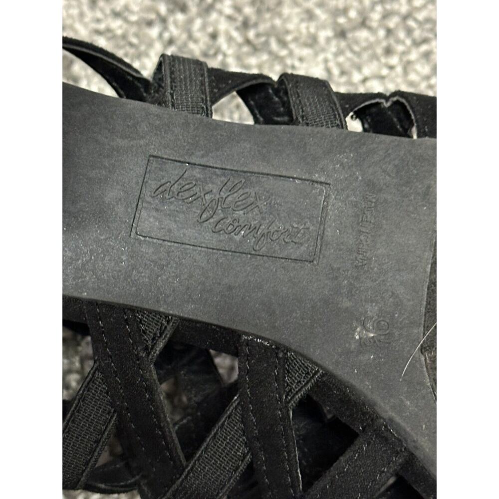 Dexflex Size 9 Trista Black Strappy Heel - Picture 7 of 7